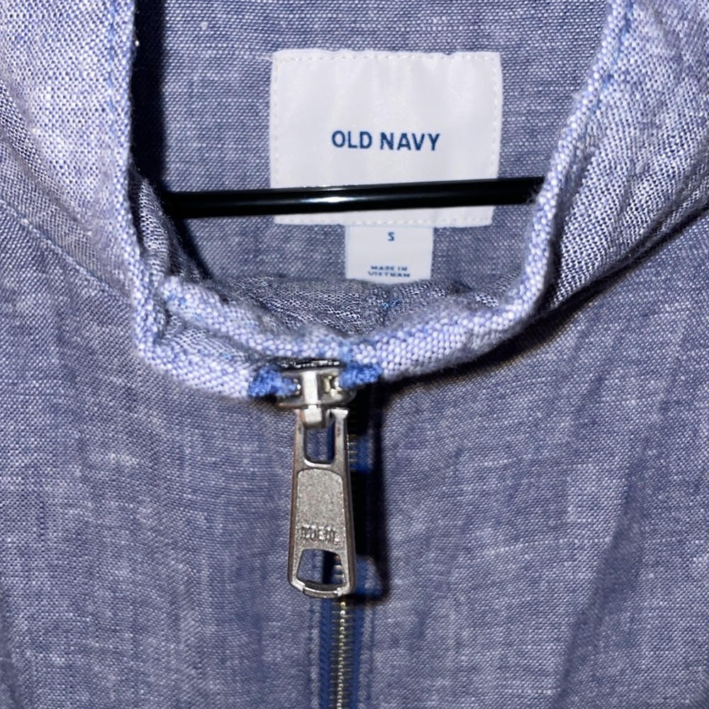 Old Navy Women’s Chambray Linen-blend Field Jacket - Picture 10 of 14